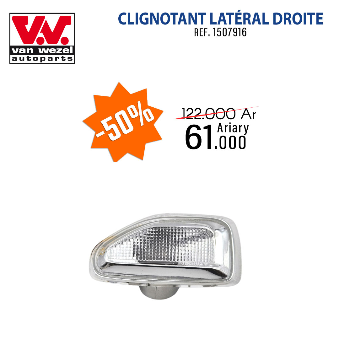 Clignotant latéral droite