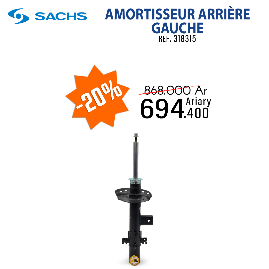AMORTISSEUR Arrière gauche 