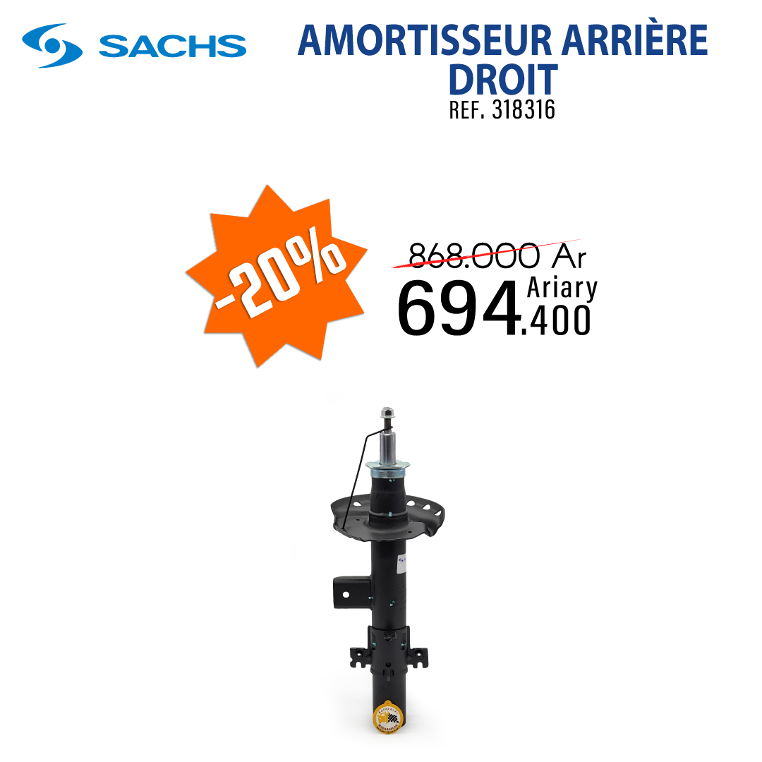 AMORTISSEUR Arrière droit